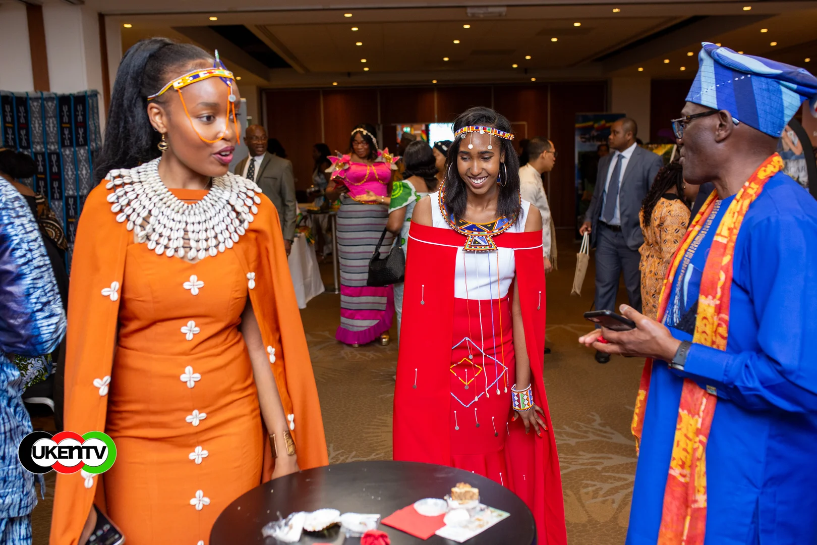 TEEM Foundation Africa Day celebration with traditional dress and cultural displays