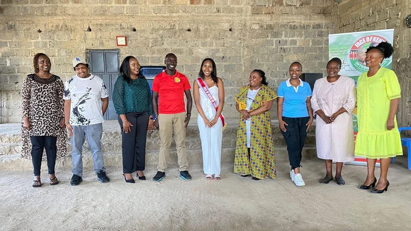 TEEM Foundation leaders and community members at an outreach event