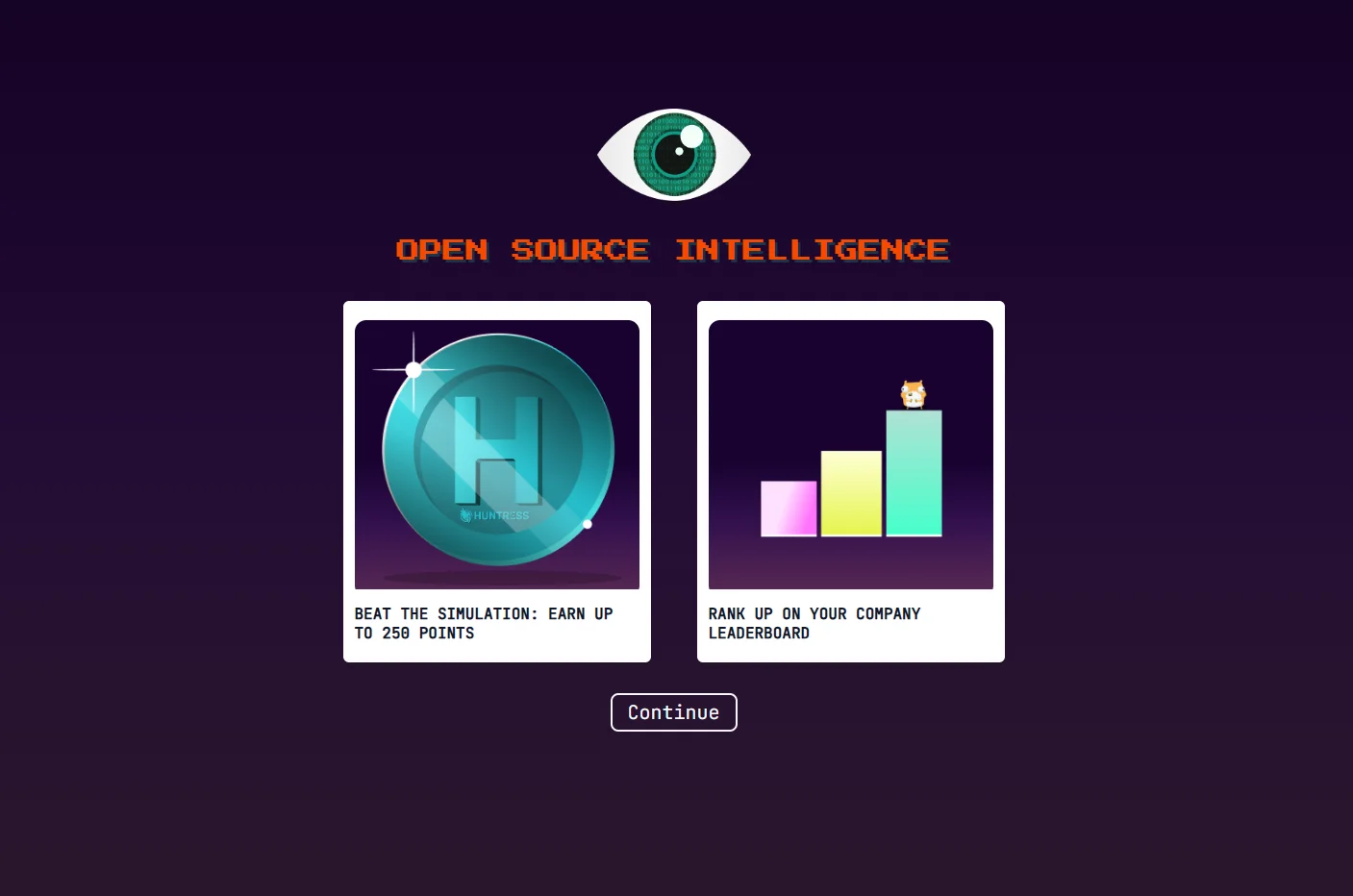 OSINT simulation preview