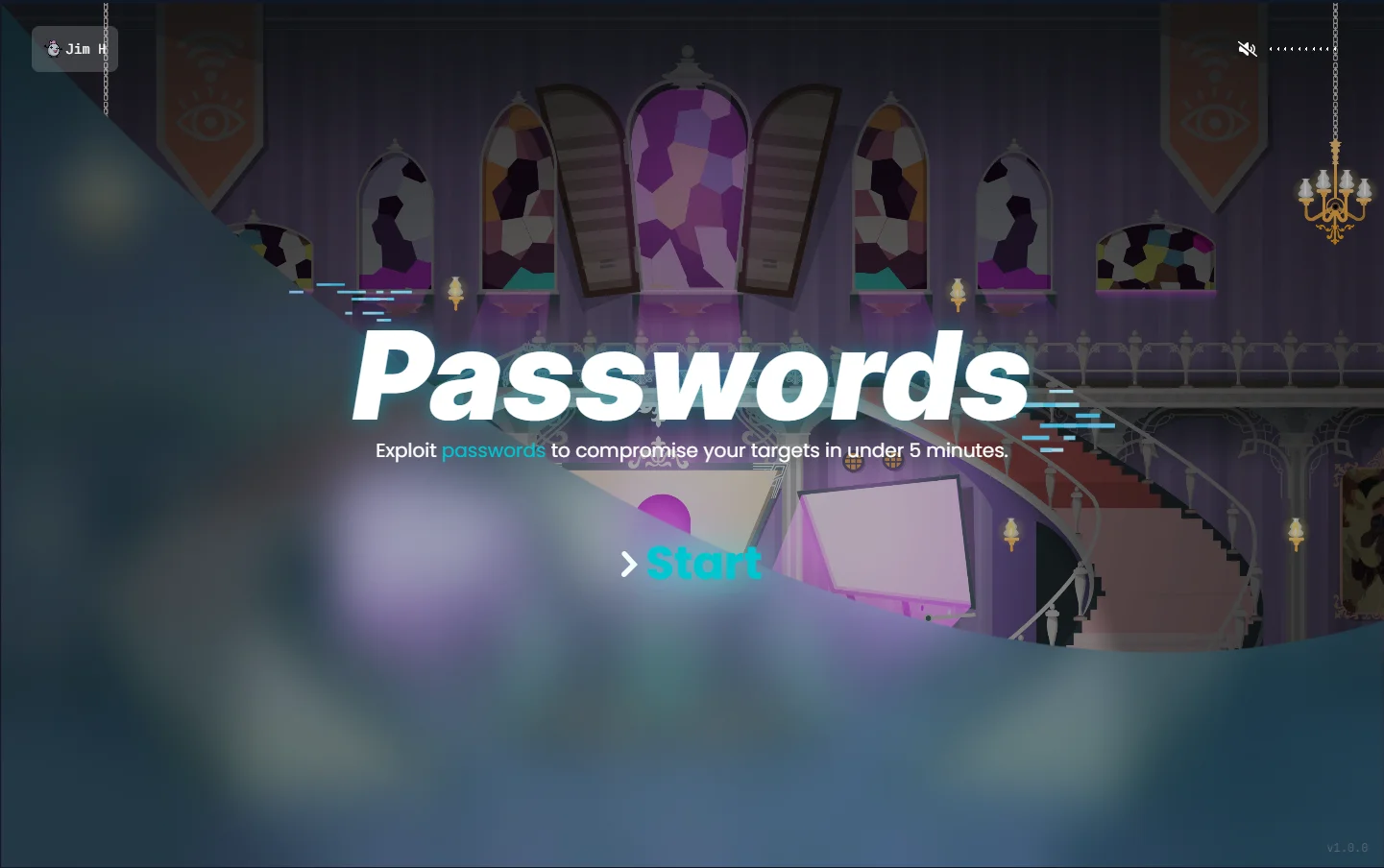 Password simulation preview