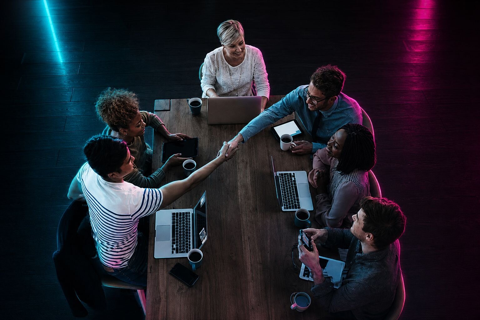 Tech Alliance People at a Conference table