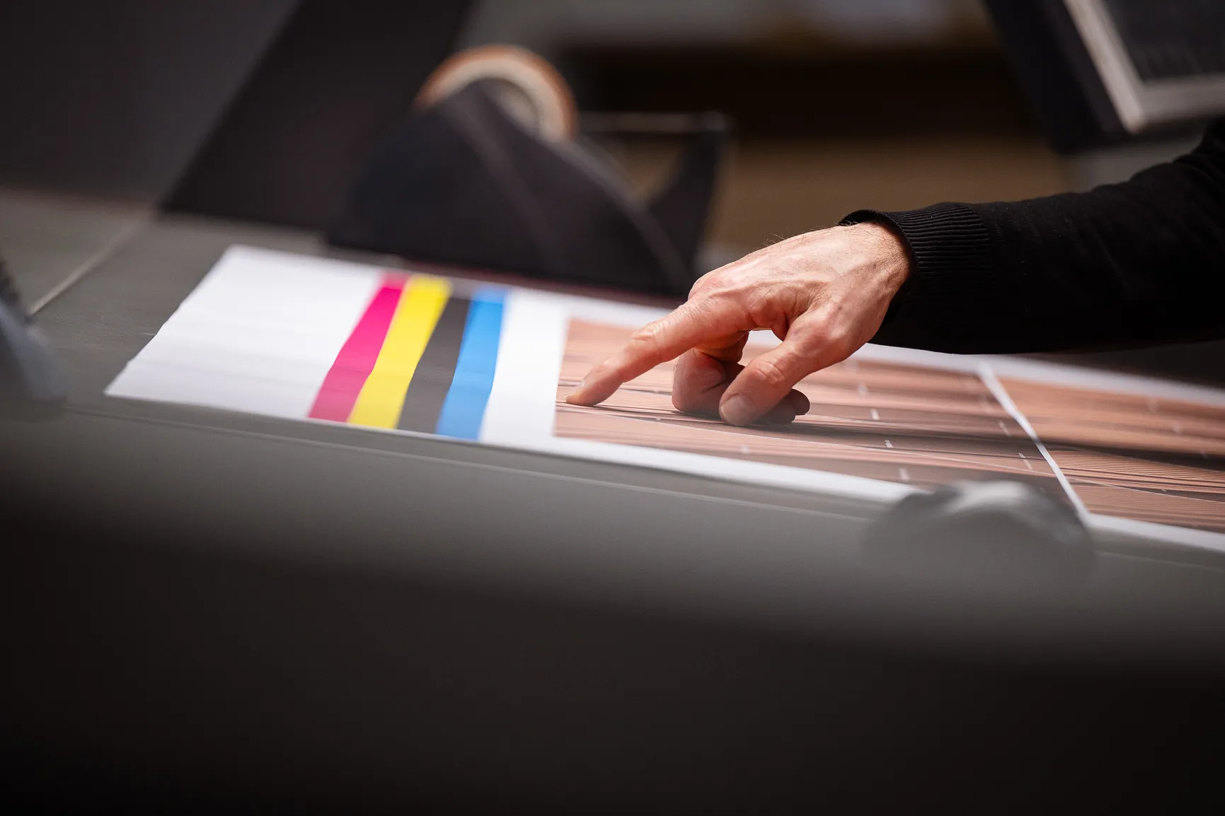 Professional printing - print project at printer - Pergraphica Spectrum of Impressions making of
