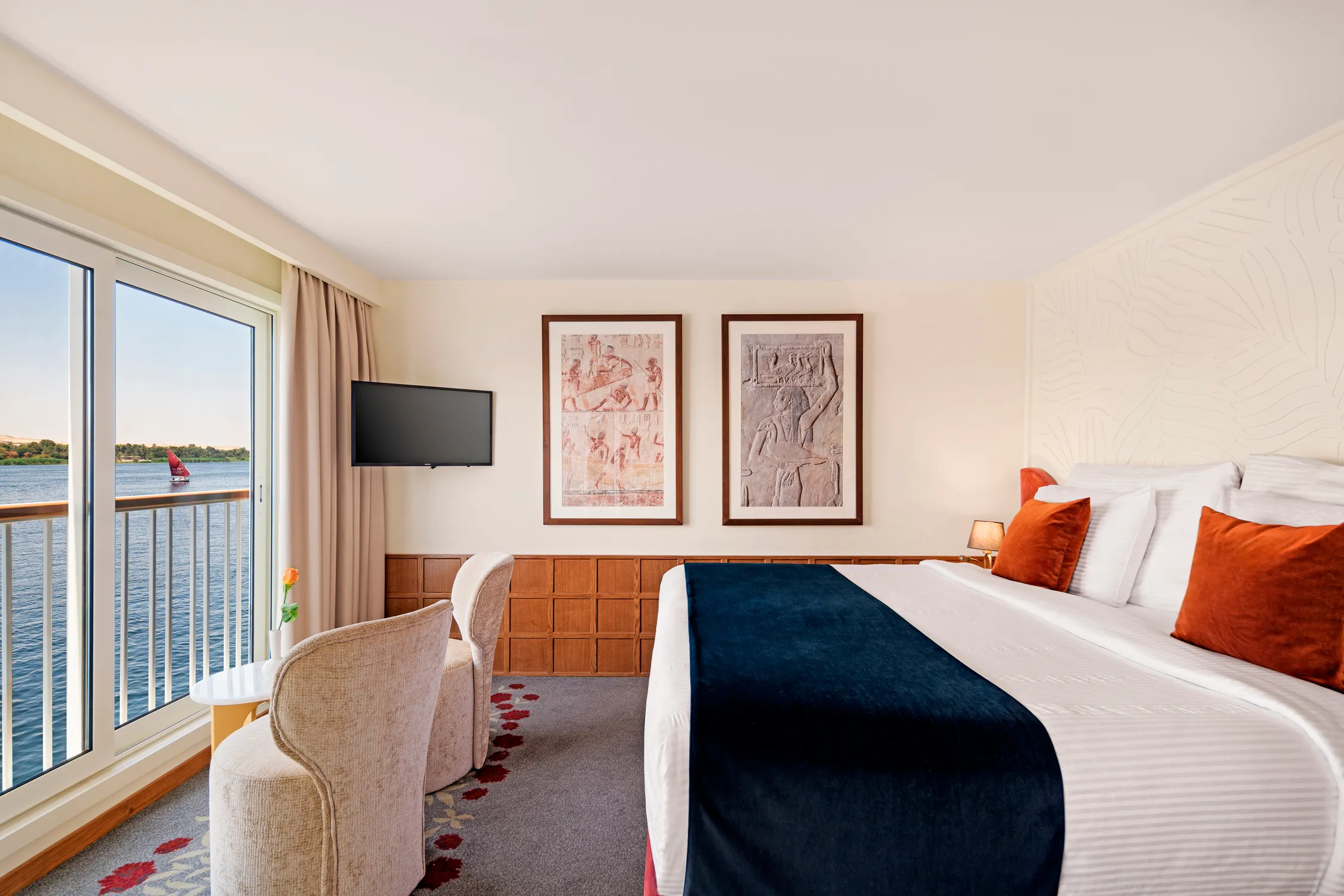AmaWaterways French balcony stateroom with river views