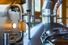 Beer brewery tanks