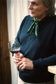Man with wine glass