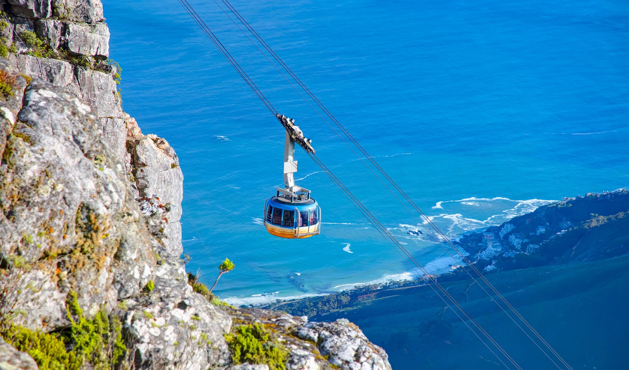 Table mountain aerial cable car - Cape Town, South Africa