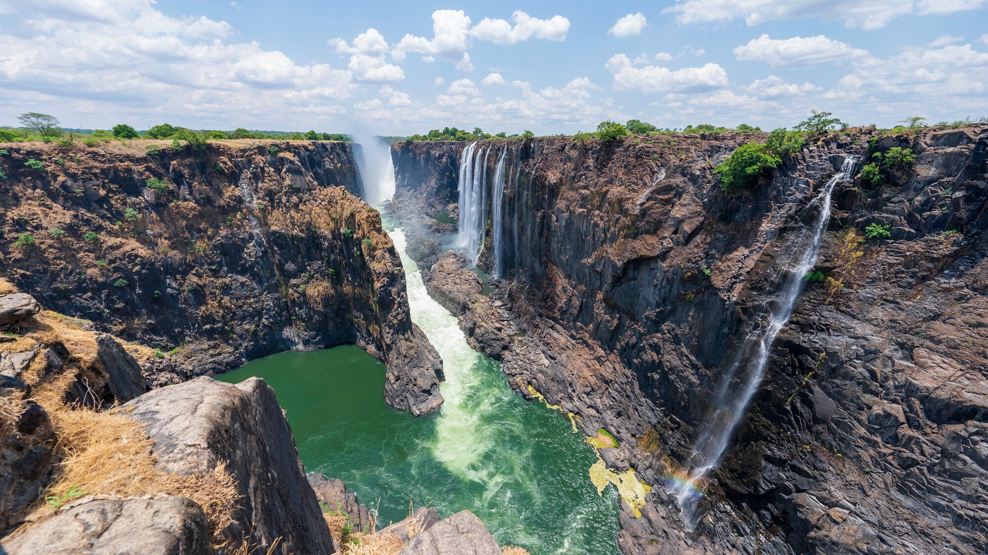 Dramatic view of Victoria Falls National Park, Livingstone, Zambia