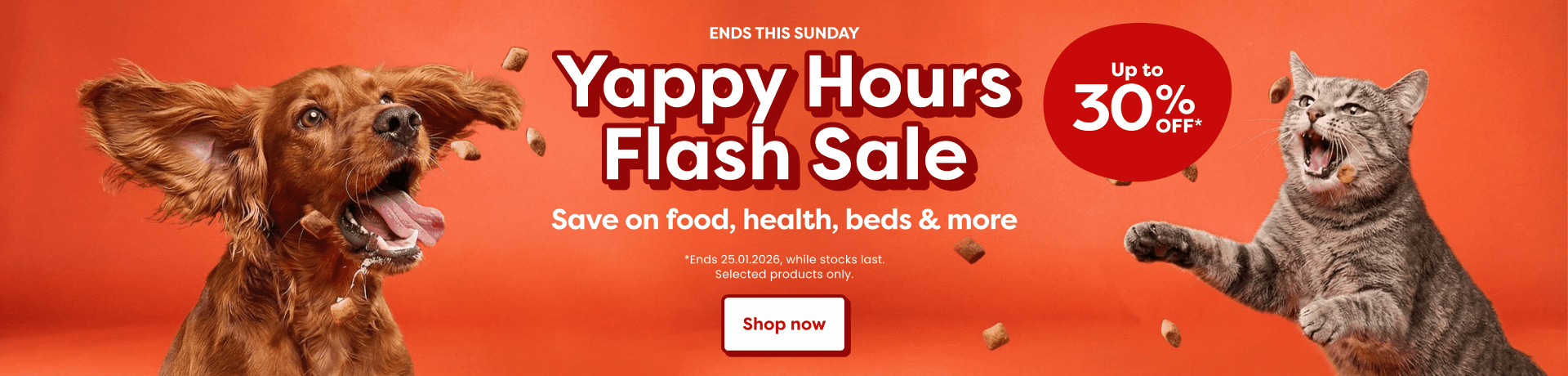 YAPPY HOURS FLASH SALE 