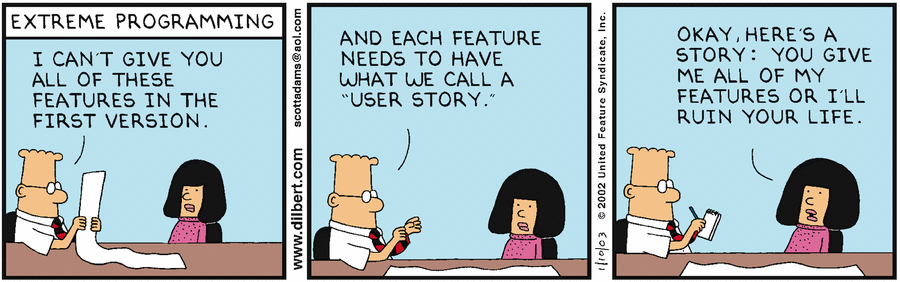 Courtesy of Scott Adams. © United Feature Syndicate, Inc.