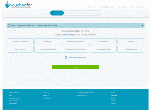 An online enquiry form