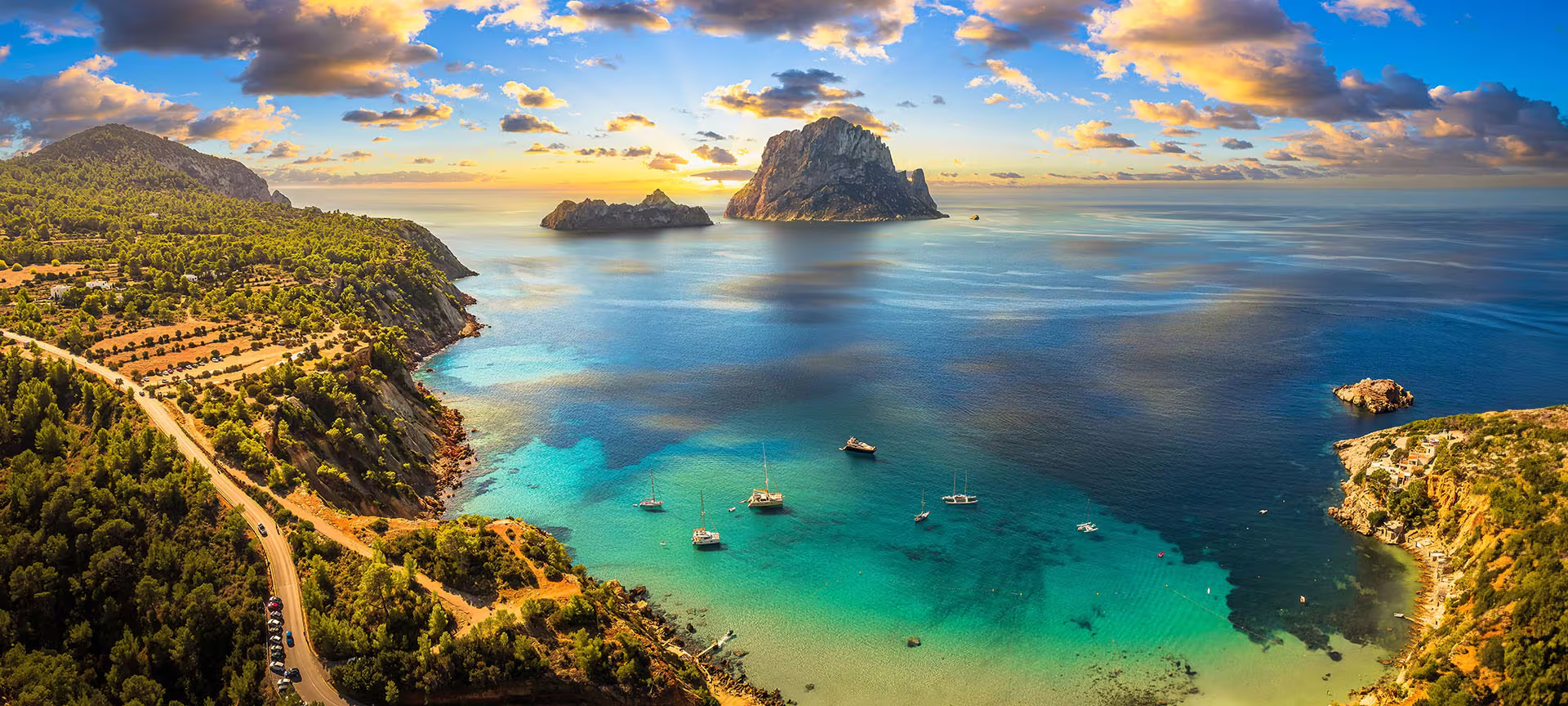 Ibiza coastline