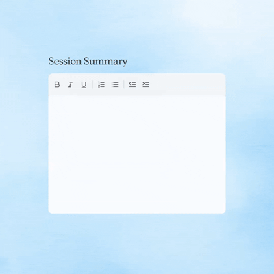 AI-assisted progress notes interface demonstration