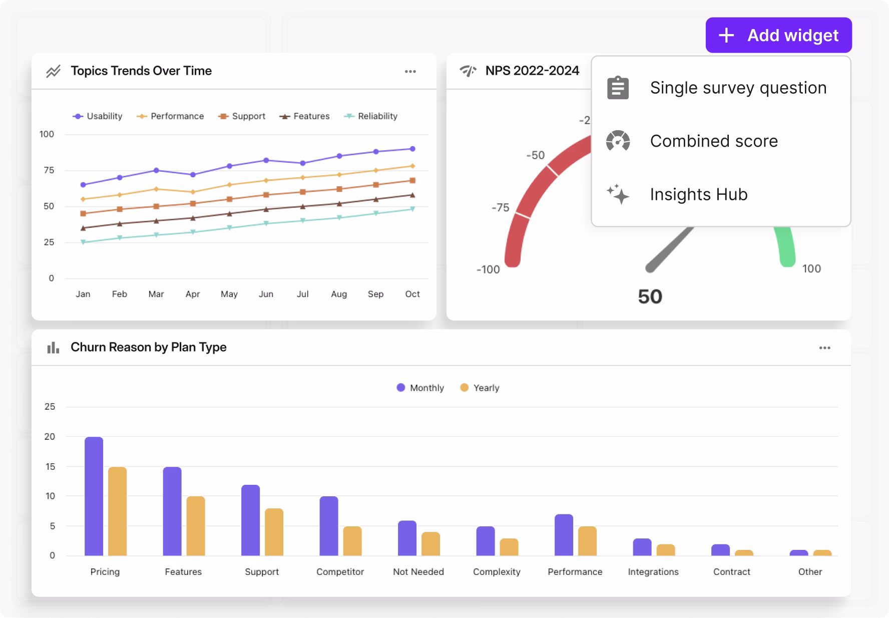 Feature showcase screenshot