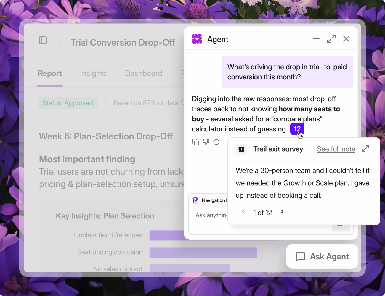 Survey tool for marketing teams - AI Research Assistant