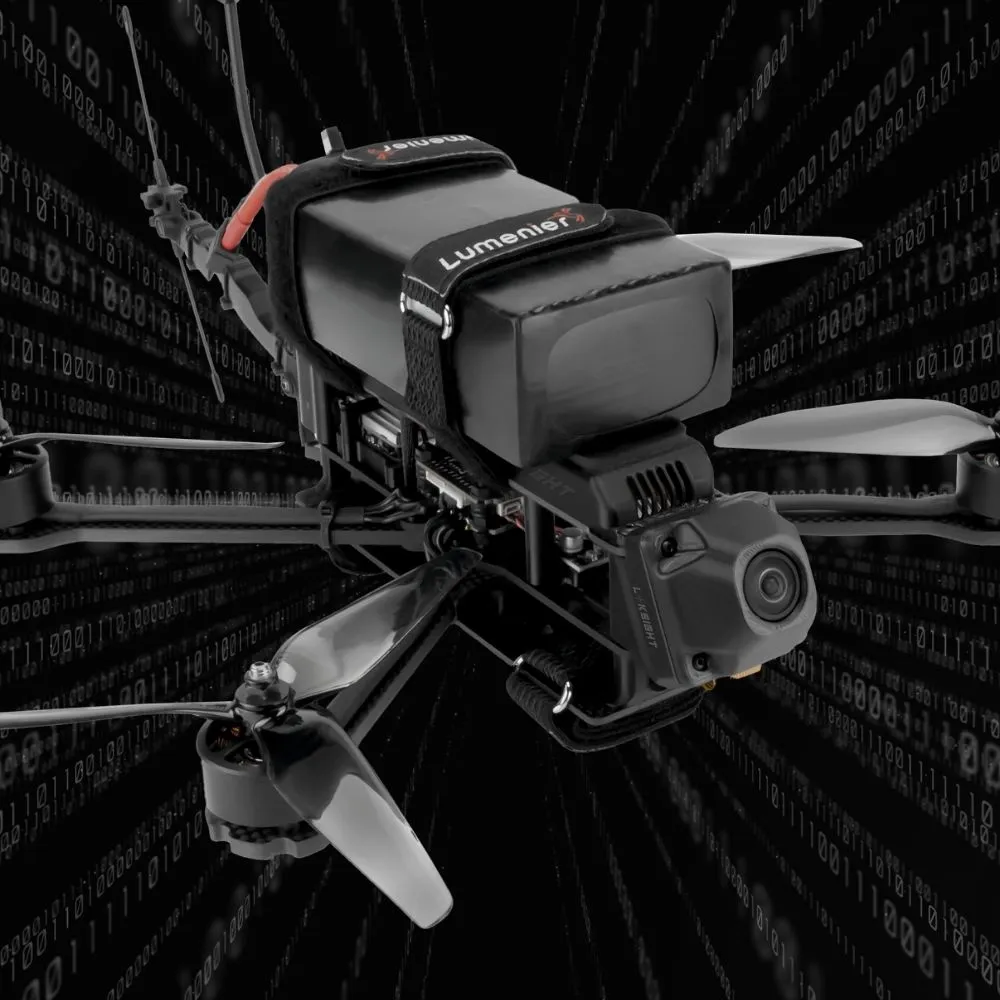Lumenier NightHawk AttriX5 Drone on a US Army Landing Pad