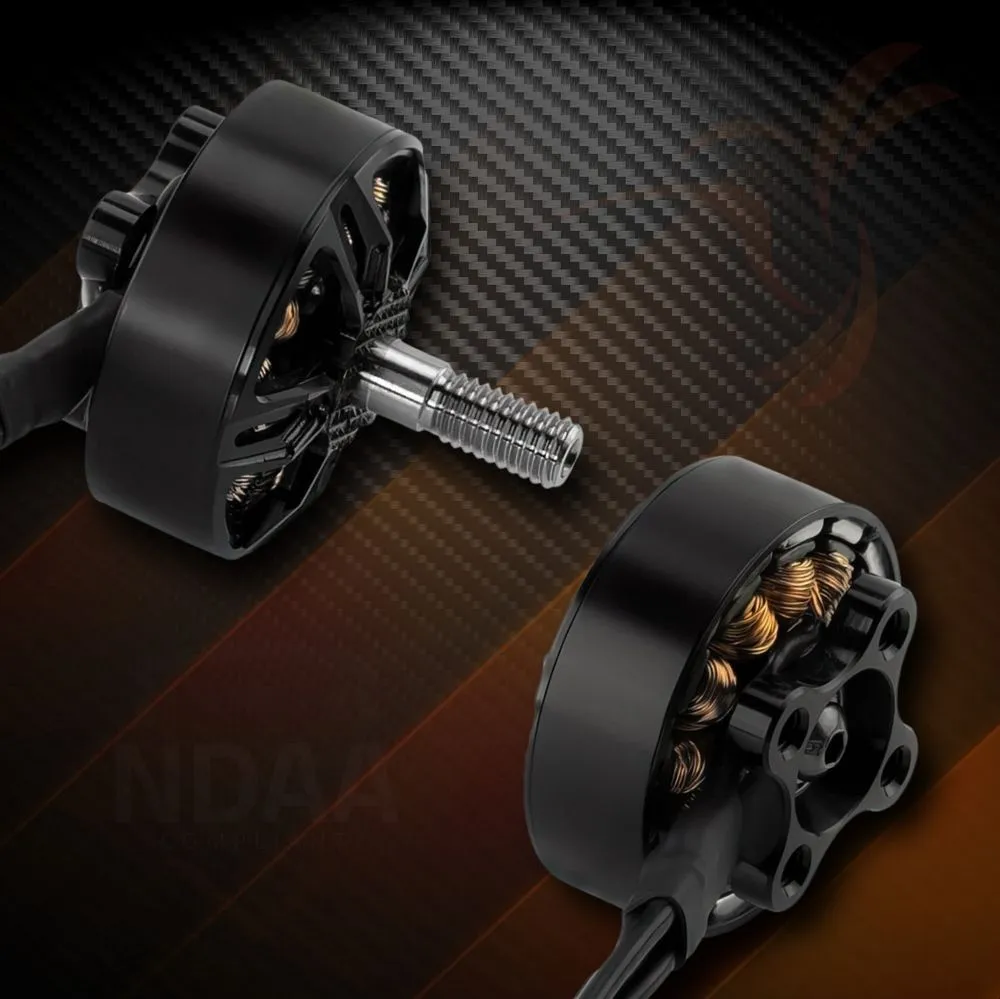 Lumenier NDAA Motor Profiles on Carbon Fiber BG