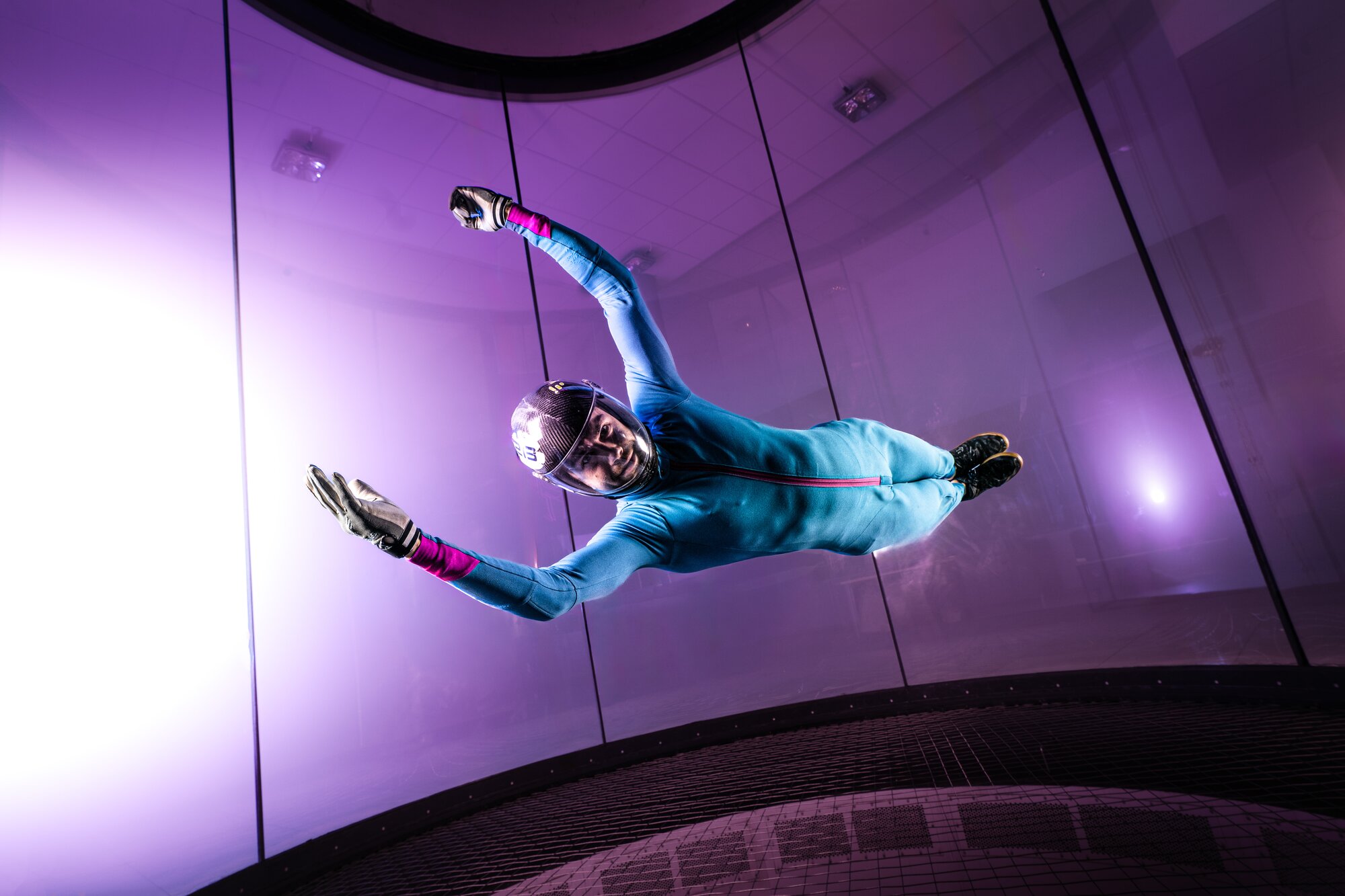 FlyTribe Malmö - Night dynamic skydiving action