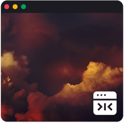 UX graphic showing clouds