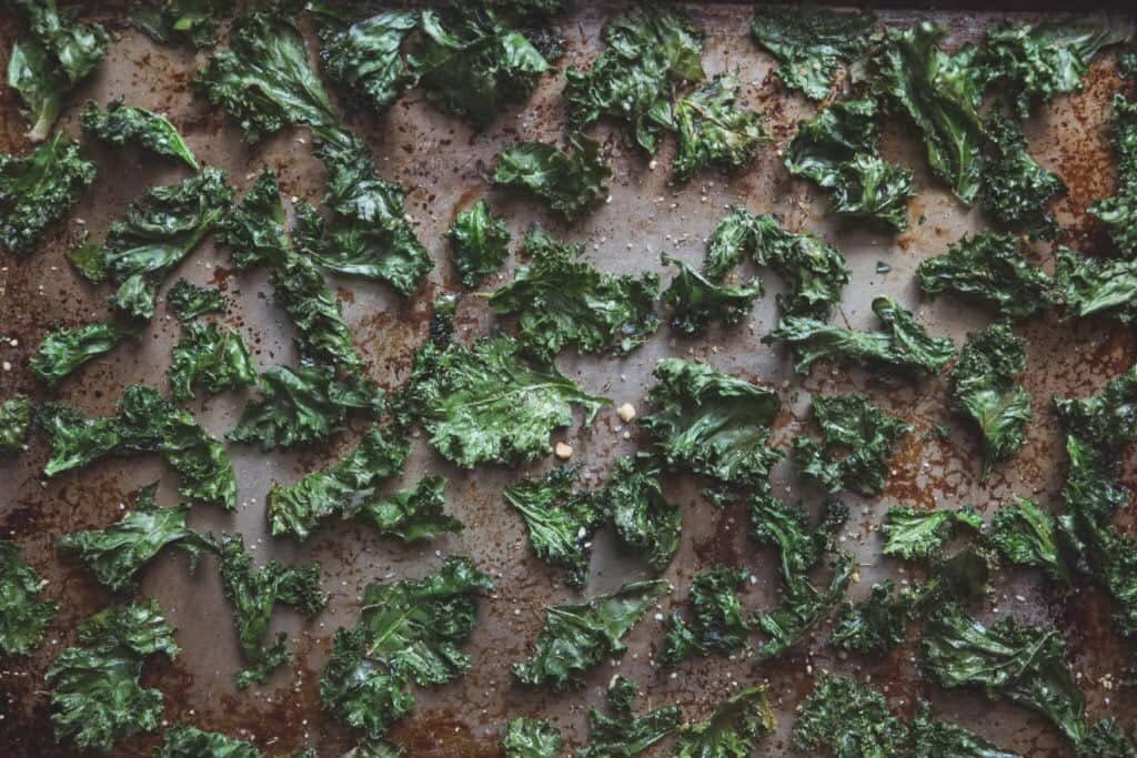 baked kale chips