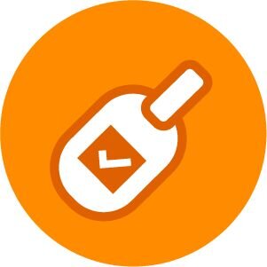 Blood sugar icon