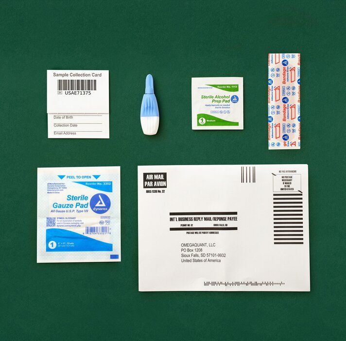 A flat lay of everything that comes in the kit inc
