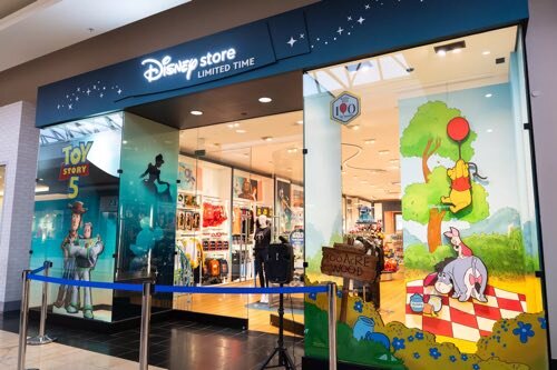 Disney Store Limited Time storefront entrance