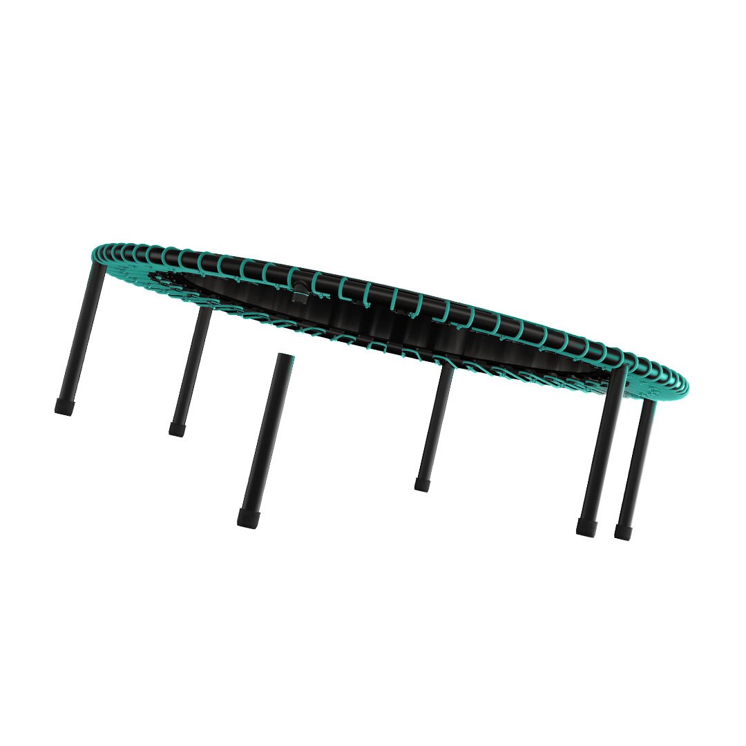 bellicon rebounder screw-on legs in mint.