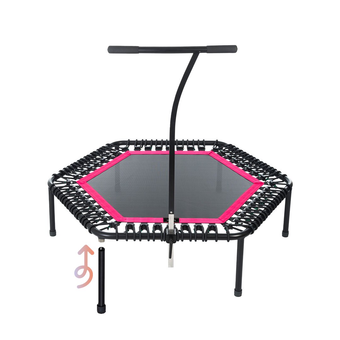 bellicon Jumping rebounder with screw-on legs.