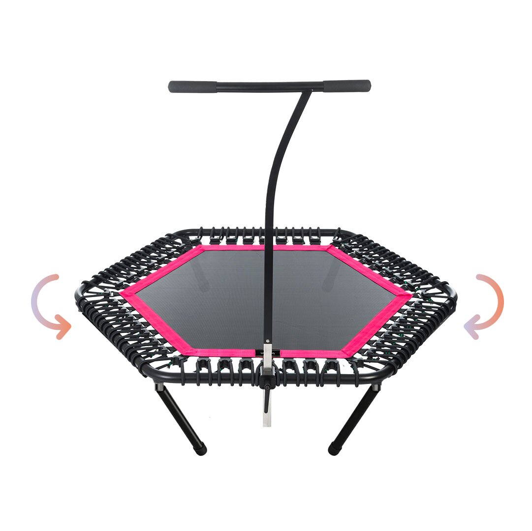 bellicon Jumping rebounder with folding legs.