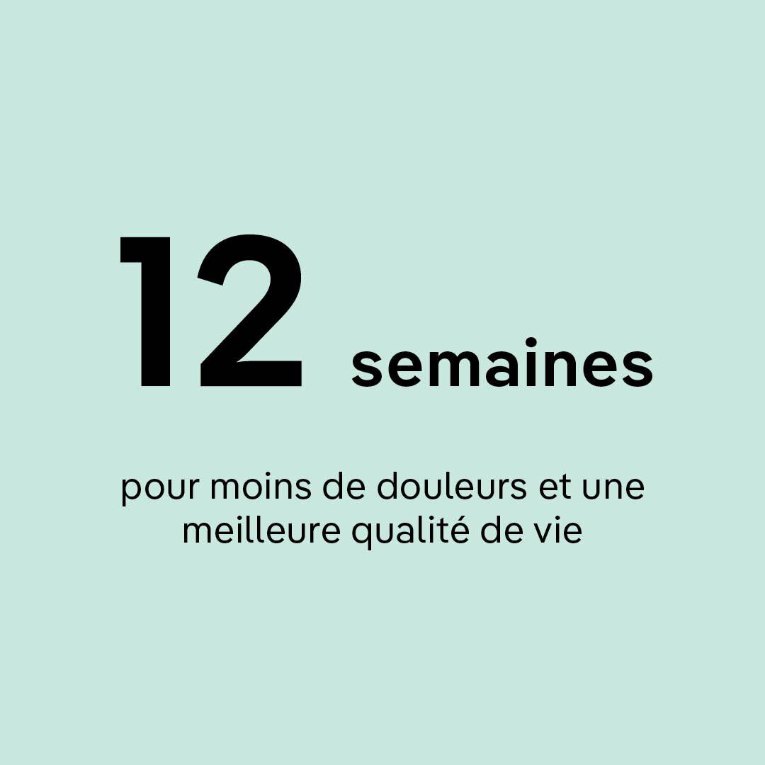 Il est prouvé que le rebond sur mini-trampoline réduit la douleur et améliore la qualité de vie en 12 semaines
