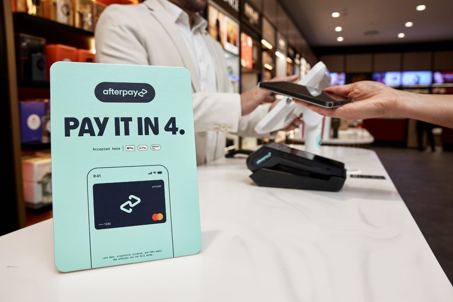 <p>Activate Afterpay Card.</p>