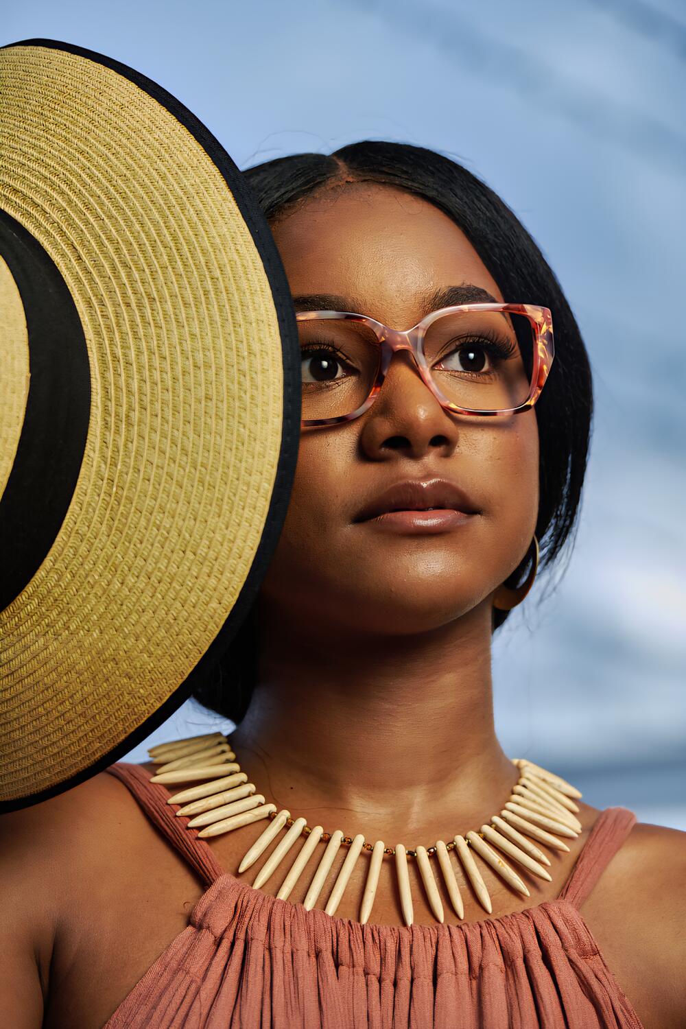 Lady with glasses