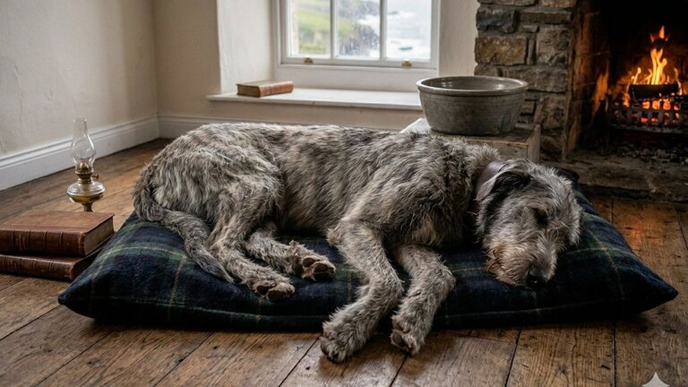 wolfhound-sleeping-indoors
