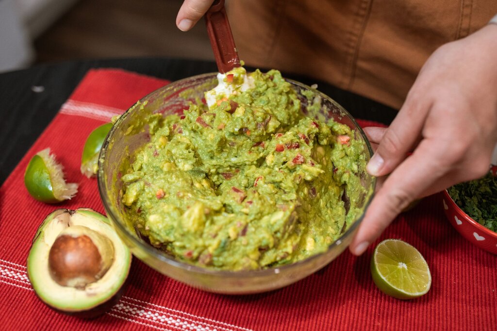 bowl of guacamole