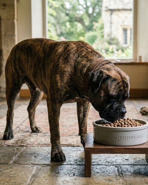 bullmastiff-eating-in-a-bowl