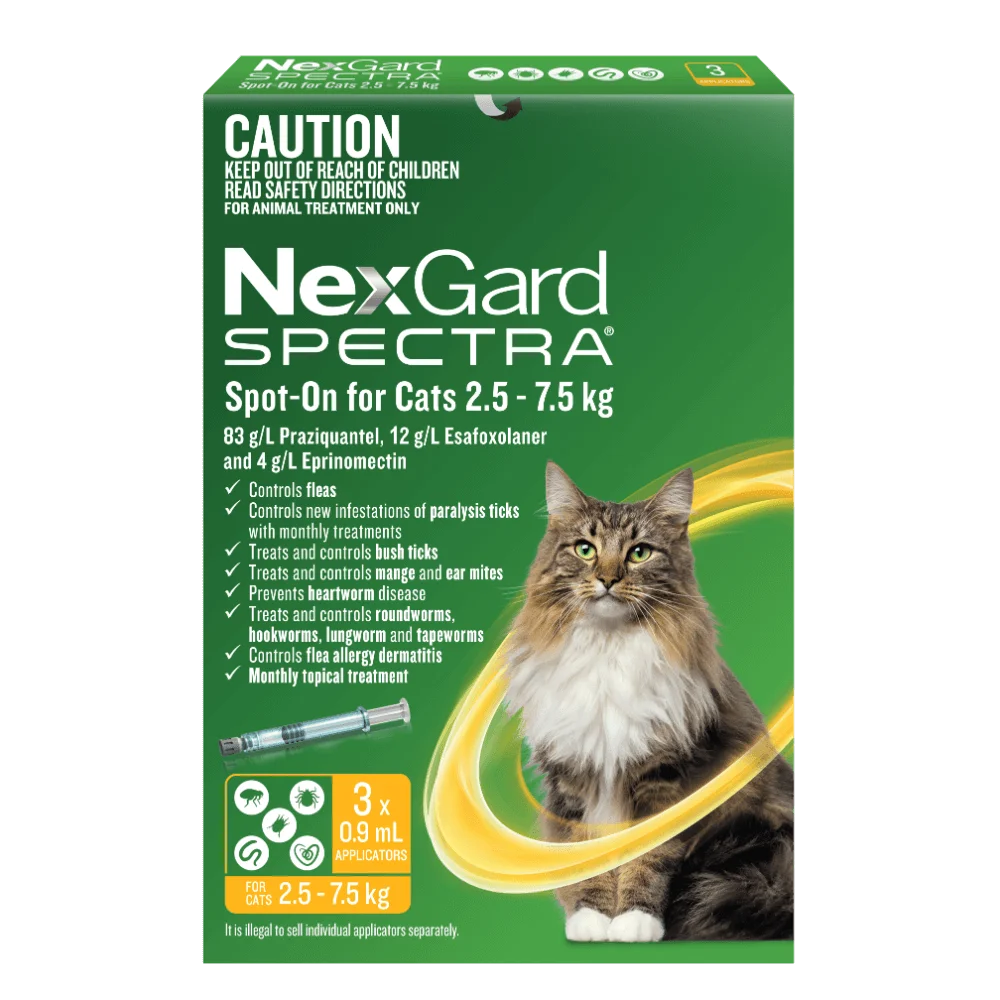 image of nexgard spectra packaging