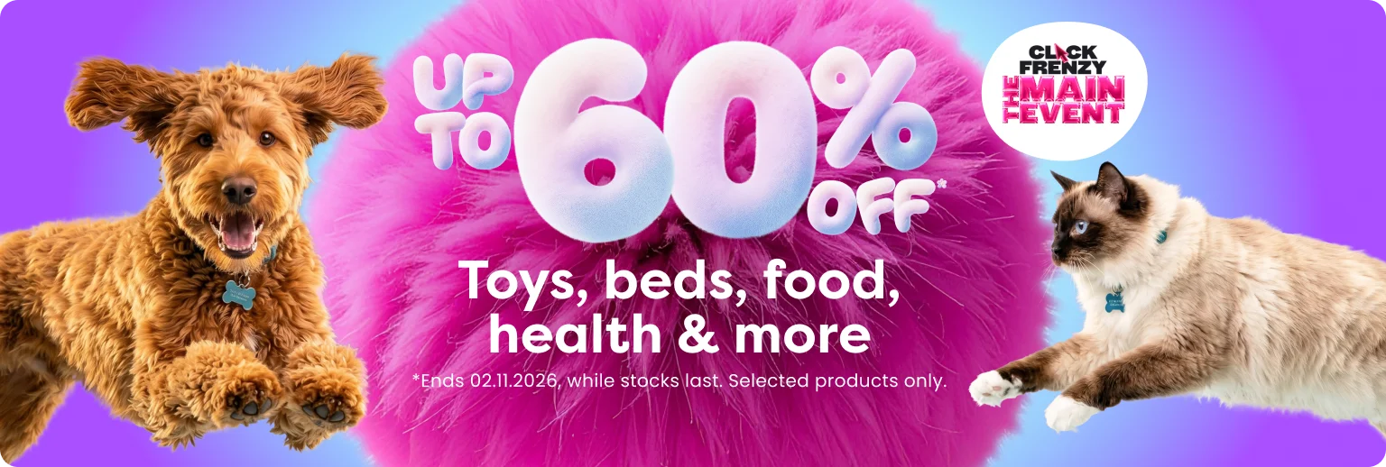 Up to 60% off toys, beds, health, and more