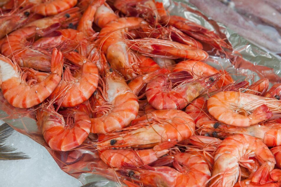 cooked prawns
