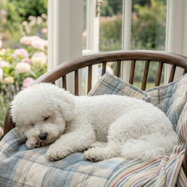 bichon-sleeping