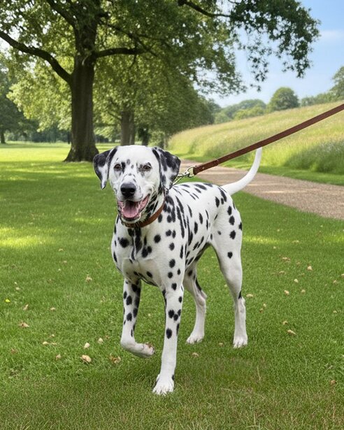dalmatian-on-a-walk