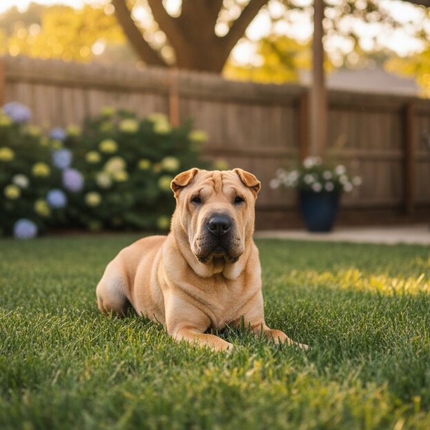 shar-pei-outdoors