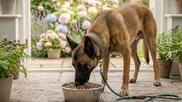 belgian-eating-from-a-bowl