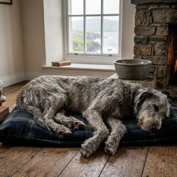 wolfhound-sleeping-indoors