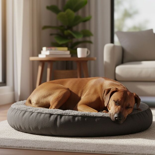 rhodesian ridgeback sleeping