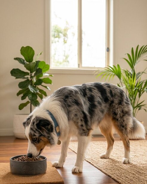 australian-shepherd-eating-from-a-bowl