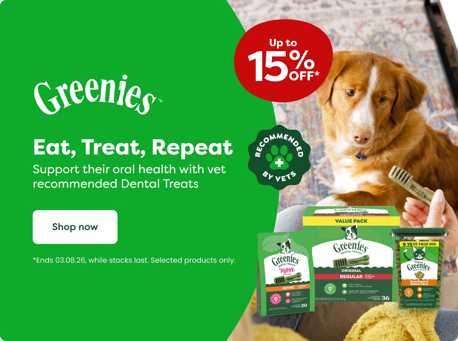 Greenies sale