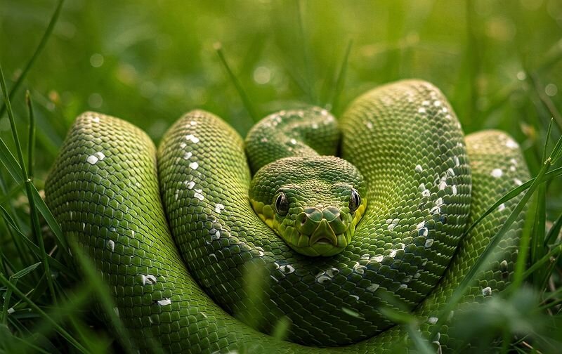green snake