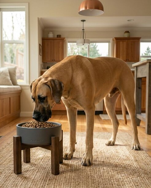 great-dane-eating-in-a-bowl