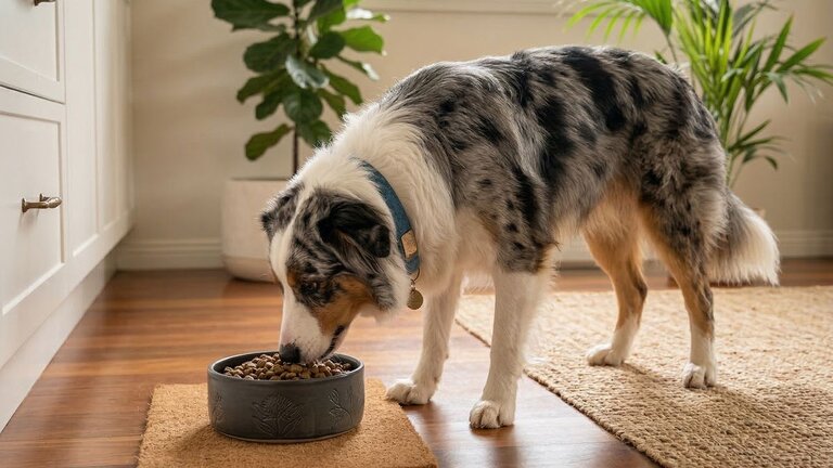 australian-shepherd-eating-from-a-bowl