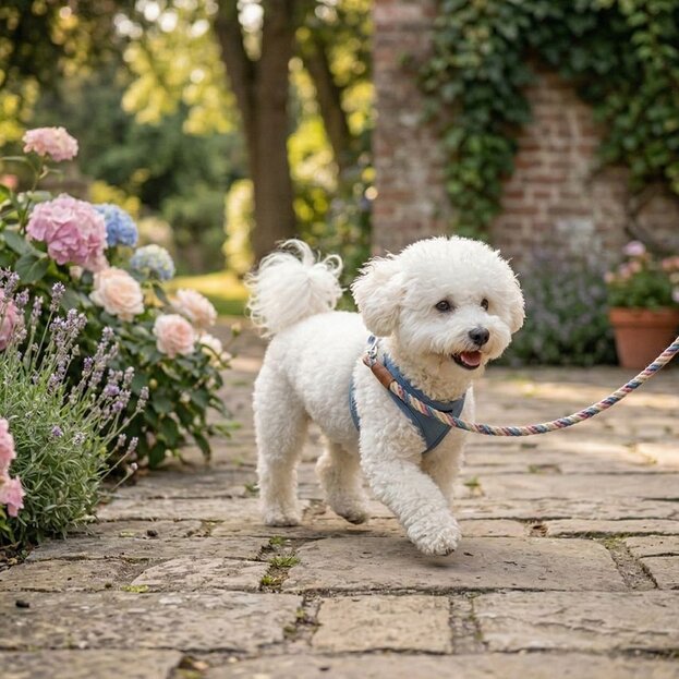 bichon-on-a-walk